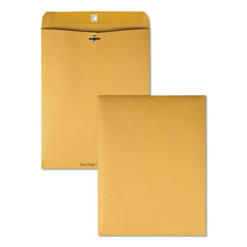 Quality Park™ Park Ridge Kraft Clasp Envelope, #97, Squar Flap, Clasp-gummed Closure, 10 X 13, Brown Kraft, 100-box freeshipping - TVN Wholesale